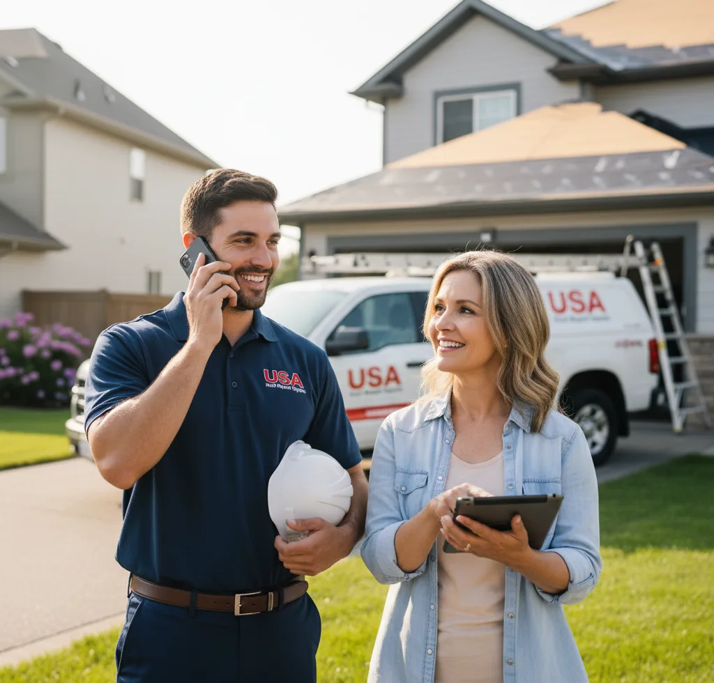 USA Roof Repair Experts customer support in Bellwood